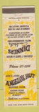 Matchbook Cover - John Johns Angelo's Hut Supper Club Jackson WI