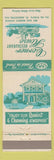 Matchbook Cover - Corner House Restaurant St Augustine FL