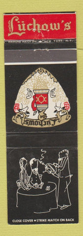Matchbook Cover - Luchow's Restaurant New York City