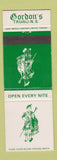 Matchbook Cover - Gordon's Truro NS