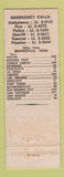 Matchbook Cover - Main Cafe Chinese Brownsville TX