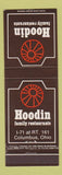 Matchbook Cover - Hoodin Family Restaurants Columbus OH