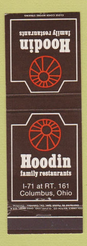 Matchbook Cover - Hoodin Family Restaurants Columbus OH