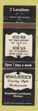 Matchbook Cover - Walker's County Style Restaurants Louisville Uniontown OH