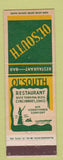 Matchbook Cover - Ol' South Restaurant Cincinnati OH