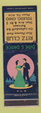 Matchbook Cover - Ritz Club Toledo OH