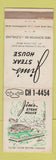 Matchbook Cover - Jim's Steak House Cleveland OH WEAR