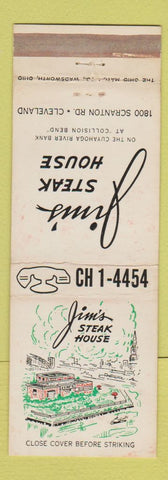 Matchbook Cover - Jim's Steak House Cleveland OH WEAR