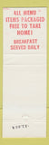 Matchbook Cover - Elby's Family Restaurants WTVN TV Columbus OH DD Bean WEAR