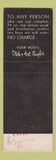 Matchbook Cover - Old Country Kitchen 72 oz Steak Portland OR