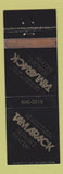 Matchbook Cover - Tamarack Restaurant