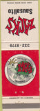 Matchbook Cover - Zack's Sausalito CA