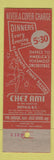 Matchbook Cover - Chez Ami Theatre Restaurant Buffalo NY girlie
