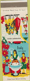 Matchbook Cover - Elks Lodge STamford CT Christmas
