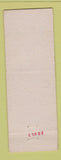 Matchbook Cover - Breezy Maples Restaurant Rutland VT