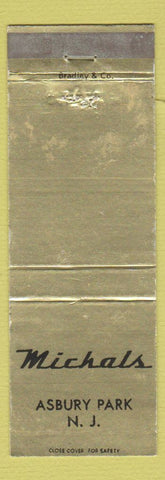 Matchbook Cover - Michals Asbury Park NJ WEAR restaurant