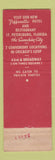Matchbook Cover - Toffenetti Restaurant St Petersburg FL Chicago New York City