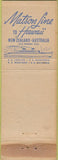 Matchbook Cover - Maston Line to Hawaii girlie