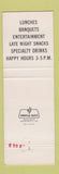 Matchbook Cover - Captain Ahab's Seafood Galley Syracuse NY