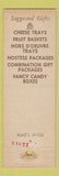 Matchbook Cover - Kunz's Delicatessen Restaurant Louisville KY feature