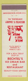 Matchbook Cover - Bechtel's Ice Cream Bar Restaurant Lewisburg PA