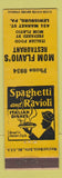 Matchbook Cover - Mom Flavio's Restaurant Lewisburg PA