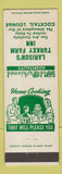 Matchbook Cover - Lairson's Turkey Farm Inn Chester NJ
