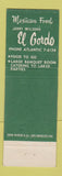 Matchbook Cover - Jerry Wilson's El Gordo Restaurant San Gabriel CA