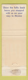Matchbook Cover - Texan Cafe Dilley TX WEAR