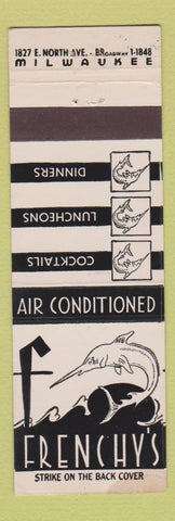 Matchbook Cover - Frenchy's Restaurant Milwaukee WI