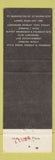 Matchbook Cover - Layton Place Restaurant Milwaukee WI