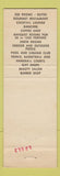 Matchbook Cover - Host Restaurant Wilkes Barre PA
