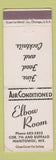Matchbook Cover - Elbow Room Manitowoc WI