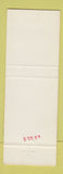 Matchbook Cover - Brat and Brau Madison WI Oshkosh