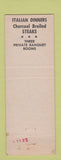 Matchbook Cover - EJ Murphy Stockton CA Irish girlie