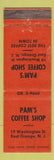 Matchbook Cover - Pam's Coffee Shop East Orange NJ