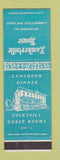Matchbook Cover - Lambertville House NJ