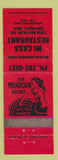 Matchbook Cover - Mi Casa Restaurant Southgate MI WEAR