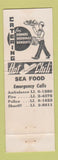 Matchbook Cover - Texas Cafe Brownsville TX