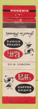 Matchbook Cover - Puff's Coffee Chops Phoenix AZ WEAR