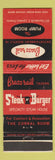 Matchbook Cover - Brass Rail Tavern Steak Burger London ON