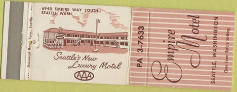 Matchbook Cover - Empire Motel Seattle WA