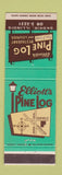 Matchbook Cover - Elliott's Pine Log Restaurant Skokie IL