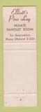 Matchbook Cover - Elliott's Pine Log Restaurant Skokie IL