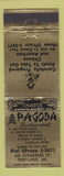 Matchbook Cover - Pagoda Restaurant Chinese Food Portland ME