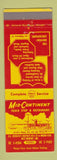 Matchbook Cover - Mid Continent Truck Stop Shell oil gas West Memphis AR