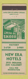 Matchbook Cover - New Era Hotels Calumet?