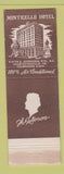 Matchbook Cover - Monticello Hotel Charlottesville VA