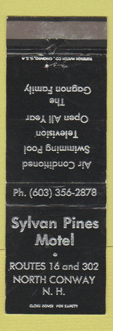 Matchbook Cover - Sylvan Pines Motel North Conway NH