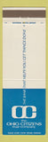 Matchbook Cover - Ohio Citizens Trust